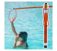 Gancho telescópico de seguridad para piscina, rescate de emergencia de fibra de vidrio, equipo de salvamento para piscinas, yates, playas