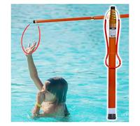 Gancho telescópico de seguridad para piscina, rescate de emergencia de fibra de vidrio, equipo de salvamento para piscinas, yates, playas