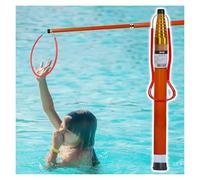 Gancho telescópico de seguridad para piscina, rescate de emergencia de fibra de vidrio, equipo de salvamento para piscinas, yates, playas