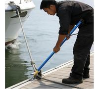 Gancho telescópico para Barco Barra Telescópica De Alta Resistencia para Empujar Y Tirar De Ganchos De Barco Pértiga Flotante Ajustable De Fibra De Vidrio(1pcs,500CM(16.4ft))