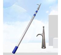 Gancho telescópico para barco con ganchos reemplazables, postes resistentes de 3 etapas para amarre, desatraque y cuerdas de remolque (180-600 cm)