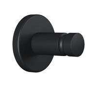 Gancho toallero Tesa Moon Black Metal Negro Interior 37 mm