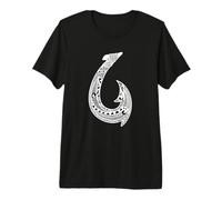 Gancho Tribal Hawaiano de Las Islas del Pacífico, diseño Hawaiano Camiseta Premium