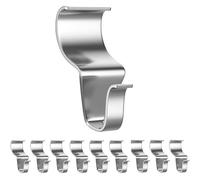 Gancho versátil para revestimientos de vinilo, decoración al aire libre, juego de clips invisibles, instalación simple para el hogar, no taladrar, perchas de revestimiento