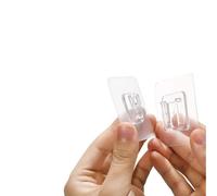 Ganchos adhesivos fuertes de 6 cm, no requiere herramientas (6 pares)