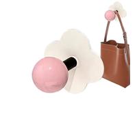 Ganchos adhesivos, ganchos de pared en forma de flor sin taladro, colorido estante para llaves, joyas, sombreros y otros objetos pequeños