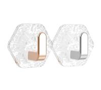 Ganchos adhesivos, ganchos para toallas para baños - 5 ganchos de toallas para baño, portametas sin taladro para apartamento en el habitante de la cocina en la cocina a bordo de la piscina