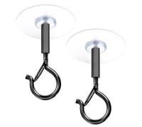 Ganchos adhesivos para techo, autoadhesivos, sin taladro, gancho de pared fuerte con diseño de cierre de seguridad, soportes de fácil montaje para globos y tiras de luz LED, pancarta y clips pequeños