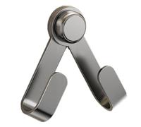 Ganchos adhesivos pequeños para colgar la cocina, soporte para tabla de cortar debajo del gabinete, estante para tapa de olla, estante para colgar tapas de ollas (gris, talla única)