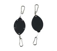 Ganchos ajustables resistentes, 2 ganchos retráctiles para plantas para un cómodo control de altura de plantas de interior