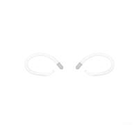 Ganchos antideslizantes de silicona para Galaxy Buds 4 Pro, empuñaduras ergonómicas, para entrenamientos, color negro (blanco)