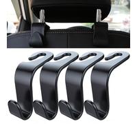 Ganchos Asiento Coche, para Toyota Proace City Verso LWB 2020-2025 2026 Car Back Seat Hooks Reposacabezas Gancho Gancho Asiento Trasero Organizadores Accesorio,A