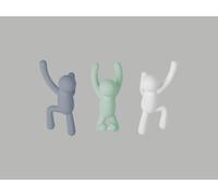 Ganchos Buddy Multicolor Pastel Perchas Para Ropa By Umbra Set De 3 318165-370