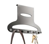 Ganchos Colgadores de Toallas para Puerta | Estante organizador metálico de servicio pesado,Ganchos para montaje detrás de la puerta | Para hogar apartamento casa rural baño dormitorio entrada aseo co