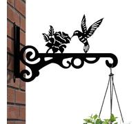 Ganchos Colgadores para Comederos de Colibríes | Ganchos Metálicos Para Jardín Con Diseño De Colibrí,Soportes Colgantes Metálicos Para Plantas De Exterior | En Terraza, Porche, Balcón, Valla, Ventana,