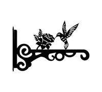 Ganchos Colgadores para Comederos de Colibríes - Soporte Metálico Reforzado Con Diseño De Colibrí | Soportes Colgantes Metálicos Para Plantas De Exterior,En Terraza, Porche, Balcón, Valla, Ventana, Pa