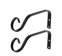 Ganchos colgantes para plantas de interior, Gancho para plantas de pared de 1/2 pieza, Colgador de soporte de linterna de metal antioxidante para , hilanderos de viento, decoración interior y e