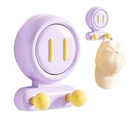 Ganchos con de ducha de doble extremo, sin taladro, decoración de | Ganchos de ventosa para ducha, colgador de pared para el hogar, entrada, sala de estar, dormitorio, diadema, esponja, luffa