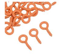 Ganchos con ojal de tornillo mini, Alfileres con ojales de tornillo Multicolor, ganchos, 8x4mm, 10x5mm, 100/200 Uds., accesorios joyería for bricolaje(Orange,10x5mm- 200pcs)