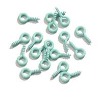 Ganchos con ojal de tornillo mini, Ganchos de alfileres ojo tornillo acero inoxidable, Multicolor, 8x4mm, 10x5mm, 100/200 Uds., fabricación joyas(Blue Green,8x4mm-200pcs)