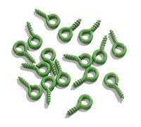 Ganchos con ojal de tornillo mini, Ganchos de alfileres ojo tornillo acero inoxidable, Multicolor, 8x4mm, 10x5mm, 100/200 Uds., fabricación joyas(Green,8x4mm-100pcs)