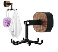 Ganchos con para ducha, gancho giratorio, sin taladro, ajustable, para ventana, bata, planta, guirnalda, imagen, llave, baño, puerta, decoración, toalla, abrigo, corona