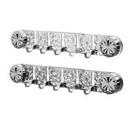 Ganchos con para ducha, reutilizables, resistentes, antideslizantes | Perchas para cocina, sin taladrar, baño, ducha, cocina, lavadero, dormitorio, apartamento
