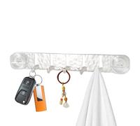 Ganchos con ventosa para ducha, ganchos de pared, colgador de ventosa, soporte giratorio para toallas, almacenamiento sin taladros, para sala de estar, baño, puerta, vidrio, azulejos, ropa, bata