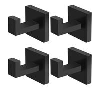Ganchos de acero inoxidable genéricos | Soporte de percha de utilidad inoxidable,Ganchos de montaje en pared de acero - para cocina baño Toallas Albornoces Sombreros Llaves Interior Casa