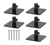 Ganchos de almacenamiento para batidora de pie, 5 unidades, soporte para batidor de borde flexible, ganchos de masa de alambre compatibles con mezcladores, fácil de instalar, color blanco