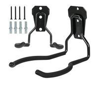 Ganchos De Almacenamiento Para Garaje | Negro Anticorrosivo Multiusos Ahorrador de Espacio,Soporte De Herramientas Antideslizante Multiuso Que Ahorra Espacio | Organizador Multiusos Que Ahorra