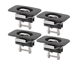 Ganchos de Anclaje Inoxidables para 1998-14, Anillos de Capacidad de Carga de 1000 Libras para Accesorios de Coche