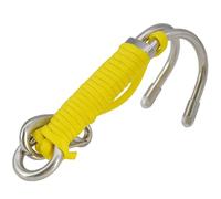 Ganchos de arrecife para buceo: equipo de seguridad subacuático doble de acero inoxidable, herramienta de sujeción de cuerda, accesorio de fotografía de buceo | Exploración de arrecifes y snorkel