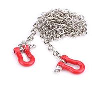 Ganchos de Cadena RC, Escala 1:10, Cadena de Metal, Grilletes de Remolque, 31 Pulgadas, para RC Crawler SCX-10 D90, jugadores RC, Modelismo, DIY, Aire