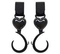Ganchos De Cochecito Para Bolsas, Ganchos De Carrito De Compras - 2x Clips De Colgilla De Almacenamiento De Silla De Empuje De Servicio Pesado | Correa Giratoria De 360 grados Ganchos De De Ma