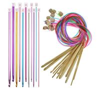 Ganchos de crochet túnicos, ganchos de crochet afganos, juego de crochet colorido, tejido suave, juego de crochet, juego de ganchos, juego de herramientas de crochet, juego de herramientas de crochet