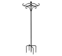 Ganchos de doble pastor para exteriores,Ganchos de doble pastor para exteriores | Gancho para pastores para comederos de pájaros,Gancho de dos lados con base de 5 puntas para comederos para pájaros al