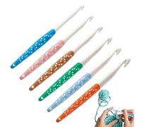 Ganchos de ganchillo, 6 - 12 mm, proyectos de punto artístico, con asas ergonómicas, para principiantes y avanzados, mujeres, niñas, adultos, calcetines, gorros, bufandas, mantas