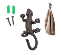 Ganchos de hierro fundido, ganchos de pared de hierro fundido animal - Rack rústico vintage con gancho,Percha decorativa vintage, soporte de almacenamiento de granja para abrigos, bolsos, toallas