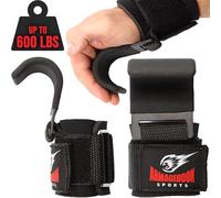 Ganchos de Levantamiento de Pesas para Gimnasio - Straps Gym Hombre y Mujer, Muñequeras y Guantes, Accesorios Profesionales de Entrenamiento y Fitness