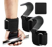 Ganchos de Levantamiento de Pesas, Straps Gym-Muñequeras Para Peso Muerto, Dominadas y Encogimientos, Correas de Agarre para Entrenamiento en Gimnasio