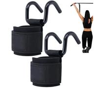 Ganchos de Levantamiento Soporte para Muñeca y Agarre para Gimnasio