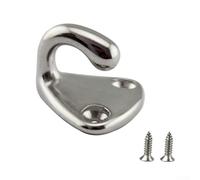 Ganchos de lona de acero inoxidable 316 para remolque, paquete de 10 accesorios de malla con 20 tornillos, cierres inoxidables resistentes para lona, barco, caravana y