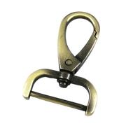 Ganchos De Metal Giratorio 2/4/10P 13-38mm Bag Metal Buckles Carabiner Keychain Swivel Lobster Clasp Accessories For Handbags Collar(Color 4,20mm-2Pcs)