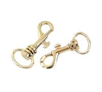 Ganchos De Metal Giratorio 2/5Pcs 13-20mm Metal Strap Buckles Swivel Lobster Buckle Keychain Bag Belt Trigger Snap Hook Dog Collar(LightGold,20mm-5Pcs)
