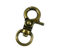 Ganchos De Metal Giratorio 5/10/20/30/40/50Pcs 10/13mm Small Carabiners Metal Buckles For Bag Strap Collar Swivel Lobster Clasp(Bronze-10mm,5Pcs)