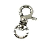 Ganchos De Metal Giratorio 5/10/20/30/40/50Pcs 10/13mm Small Carabiners Metal Buckles For Bag Strap Collar Swivel Lobster Clasp(Silver-10mm,20Pcs)