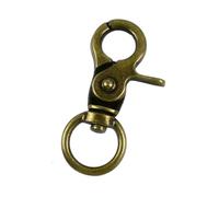 Ganchos De Metal Giratorio 5/10/20/30/40/50Pcs 10/13mm Small Carabiners Metal Buckles For Bag Strap Collar Swivel Lobster Clasp(Bronze-13mm,5Pcs)