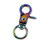Ganchos De Metal Giratorio 5/10/20/30/40/50Pcs 10/13mm Small Carabiners Metal Buckles For Bag Strap Collar Swivel Lobster Clasp(Colored-13mm,5Pcs)
