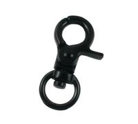 Ganchos De Metal Giratorio 5/10/20/30/40/50Pcs 10/13mm Small Carabiners Metal Buckles For Bag Strap Collar Swivel Lobster Clasp(Black-10mm,50Pcs)